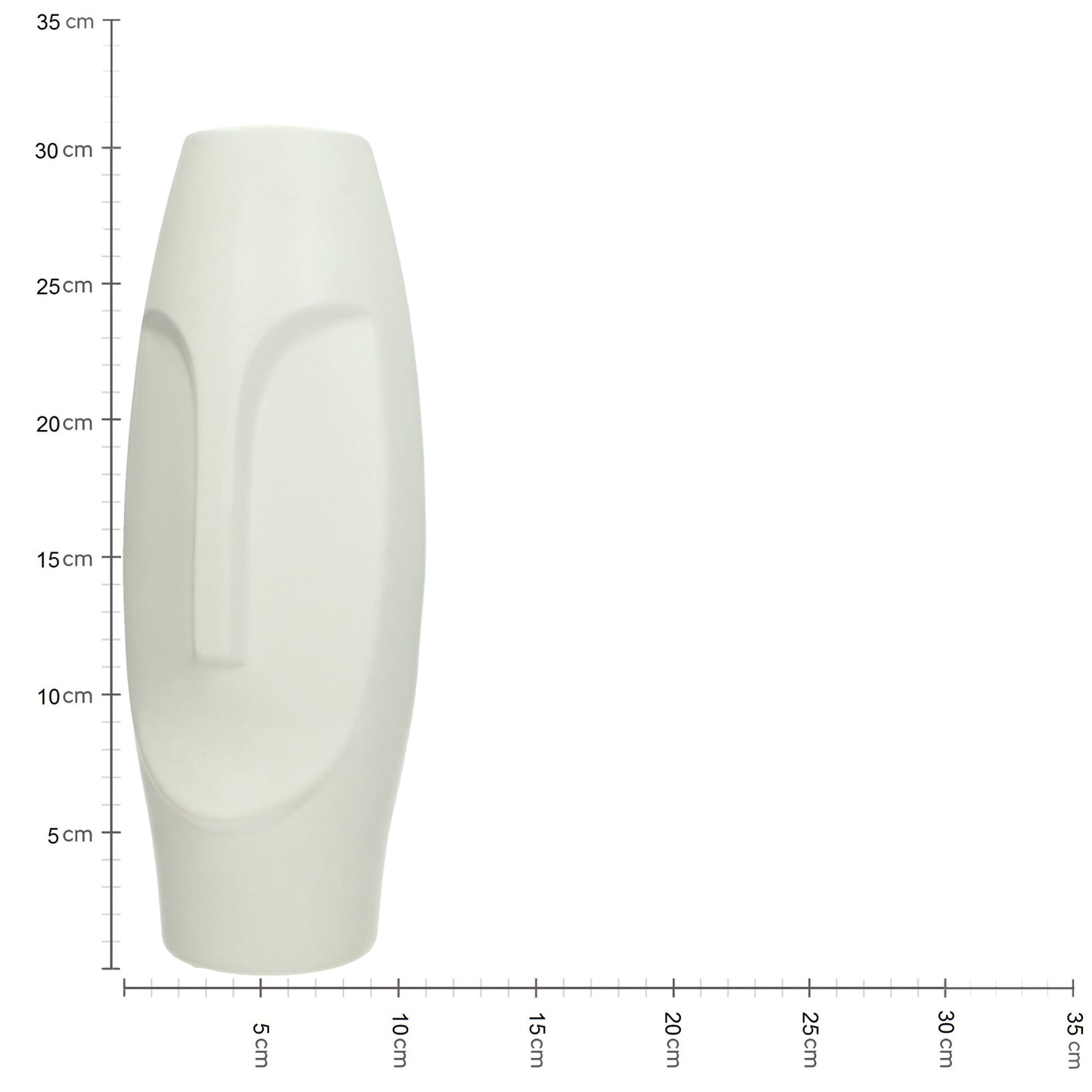 ABSTRACT FACE VASE