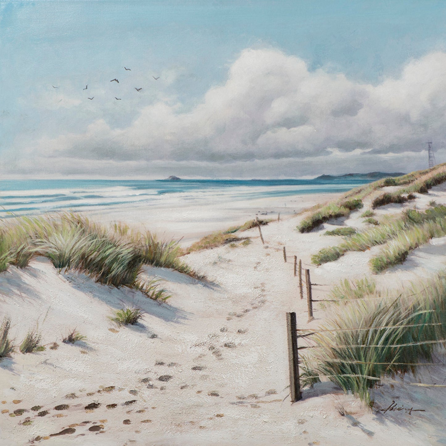 BEACH ACRYLIC PAINTING