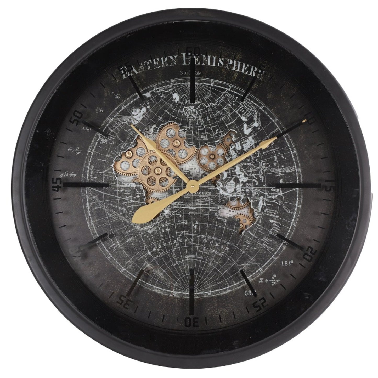 BERKSHIRE ROUND CLOCK BLACK