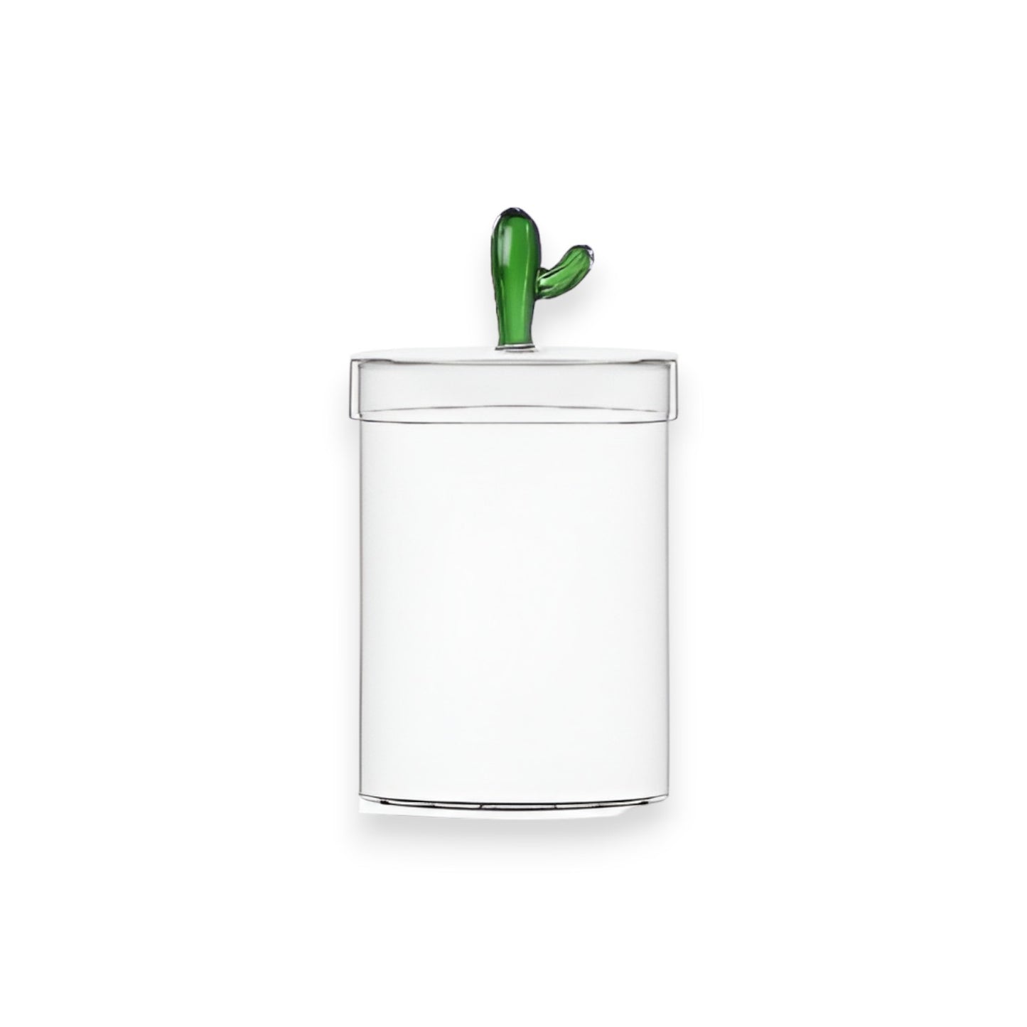 BOX COVER CACTUS GREEN H 10.8 CM
