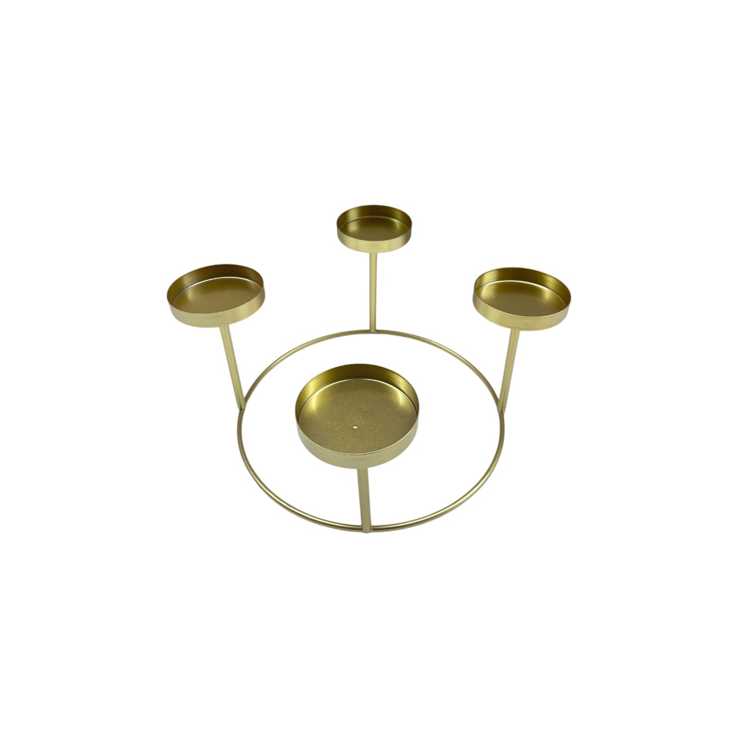 4 RING CANDLE HOLDER ROUND