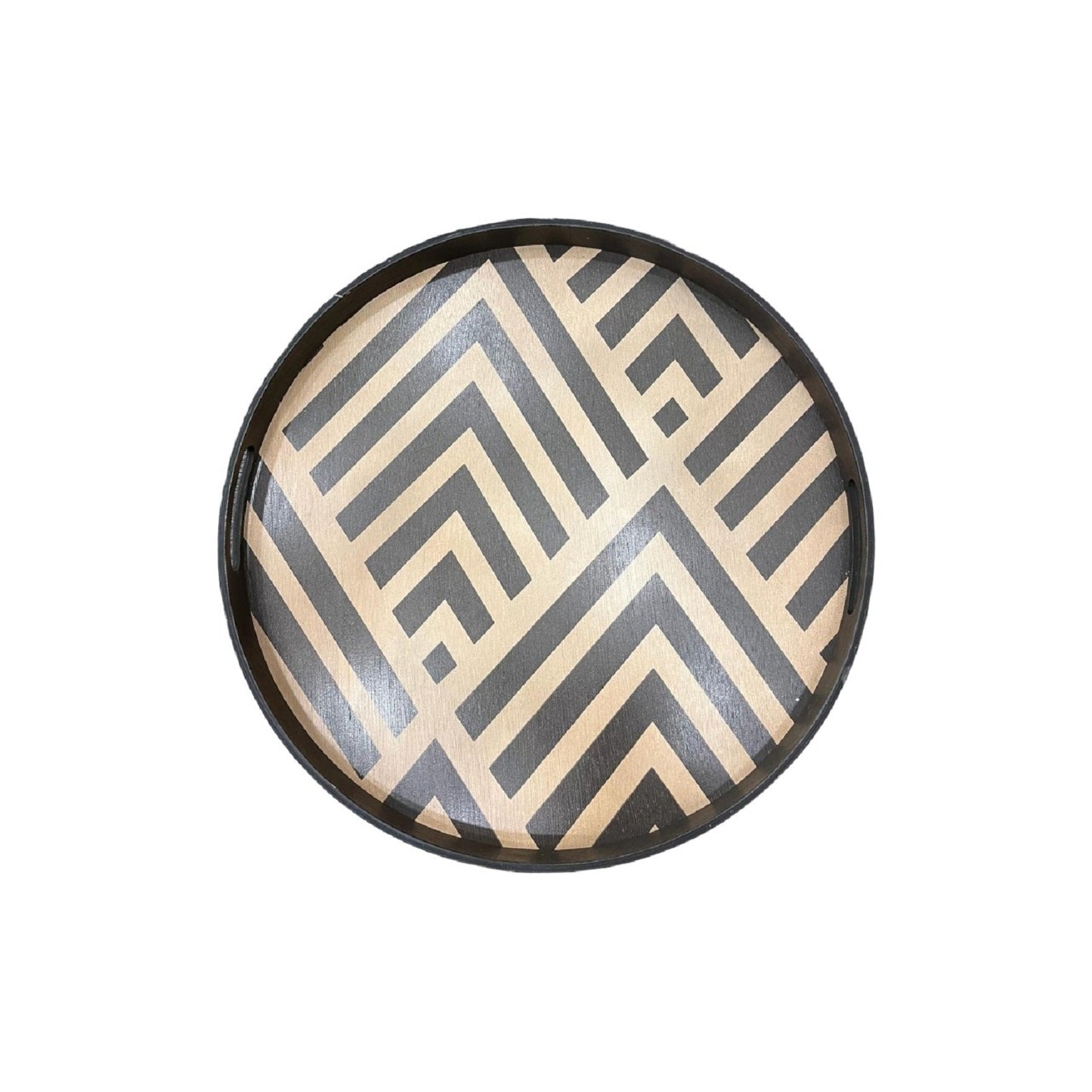 CHEVRON WOODEN TRAY