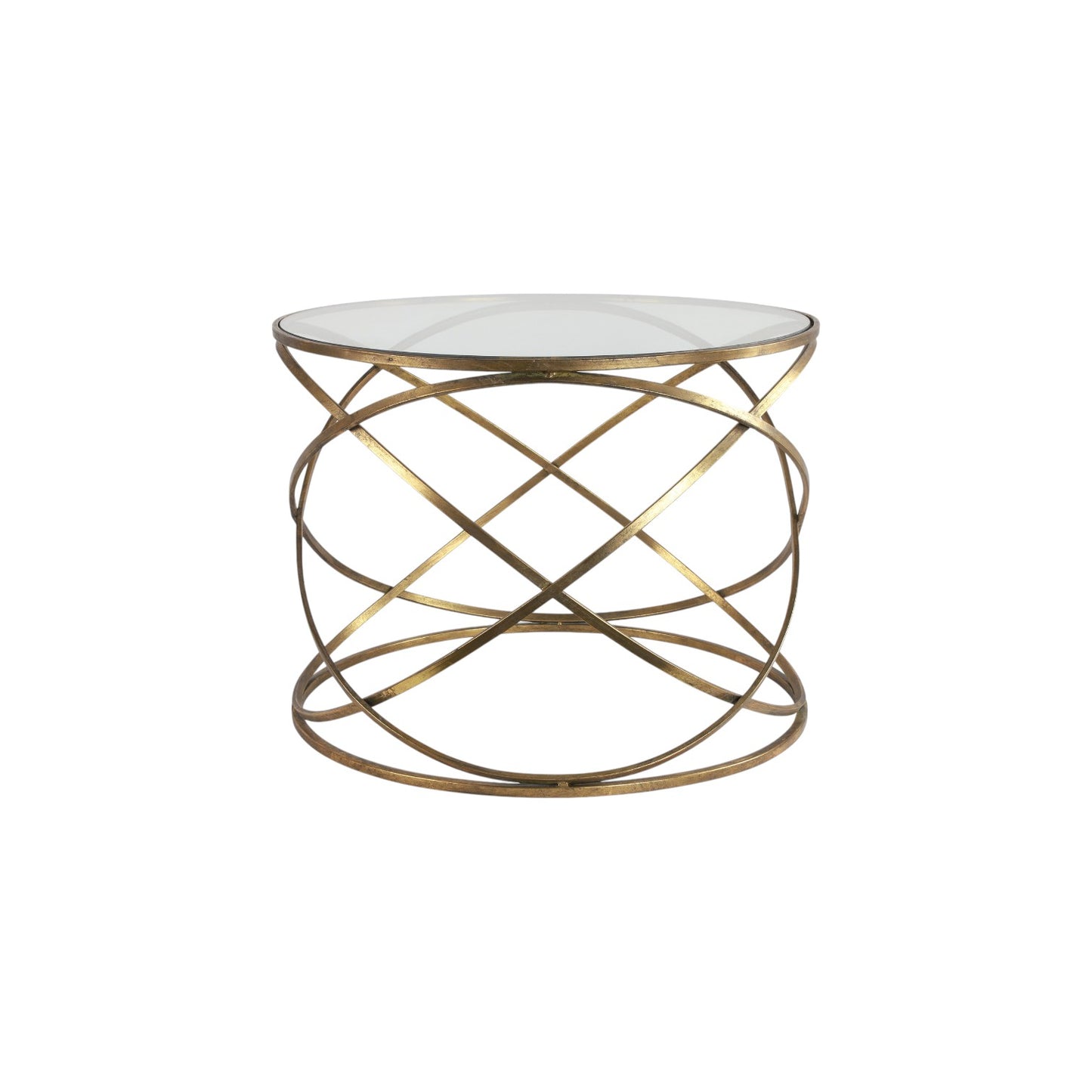 COFFEE TABLE HOOP GOLD