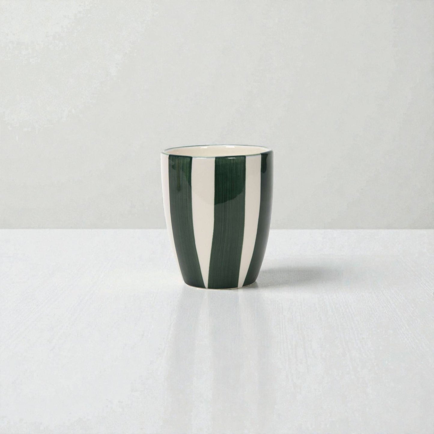 CUP LINES 200 ML GREEN