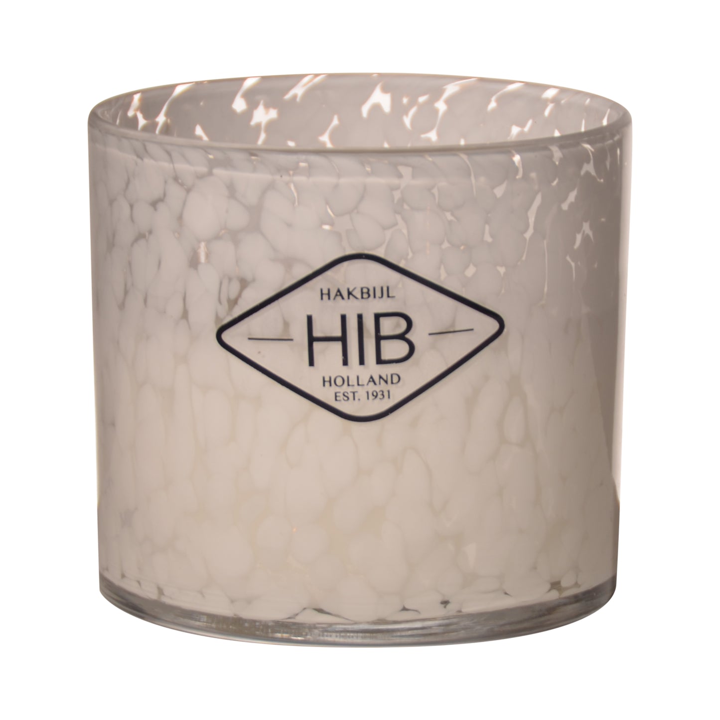 CYLINDER WHITE MUSK TIGER CANDLE