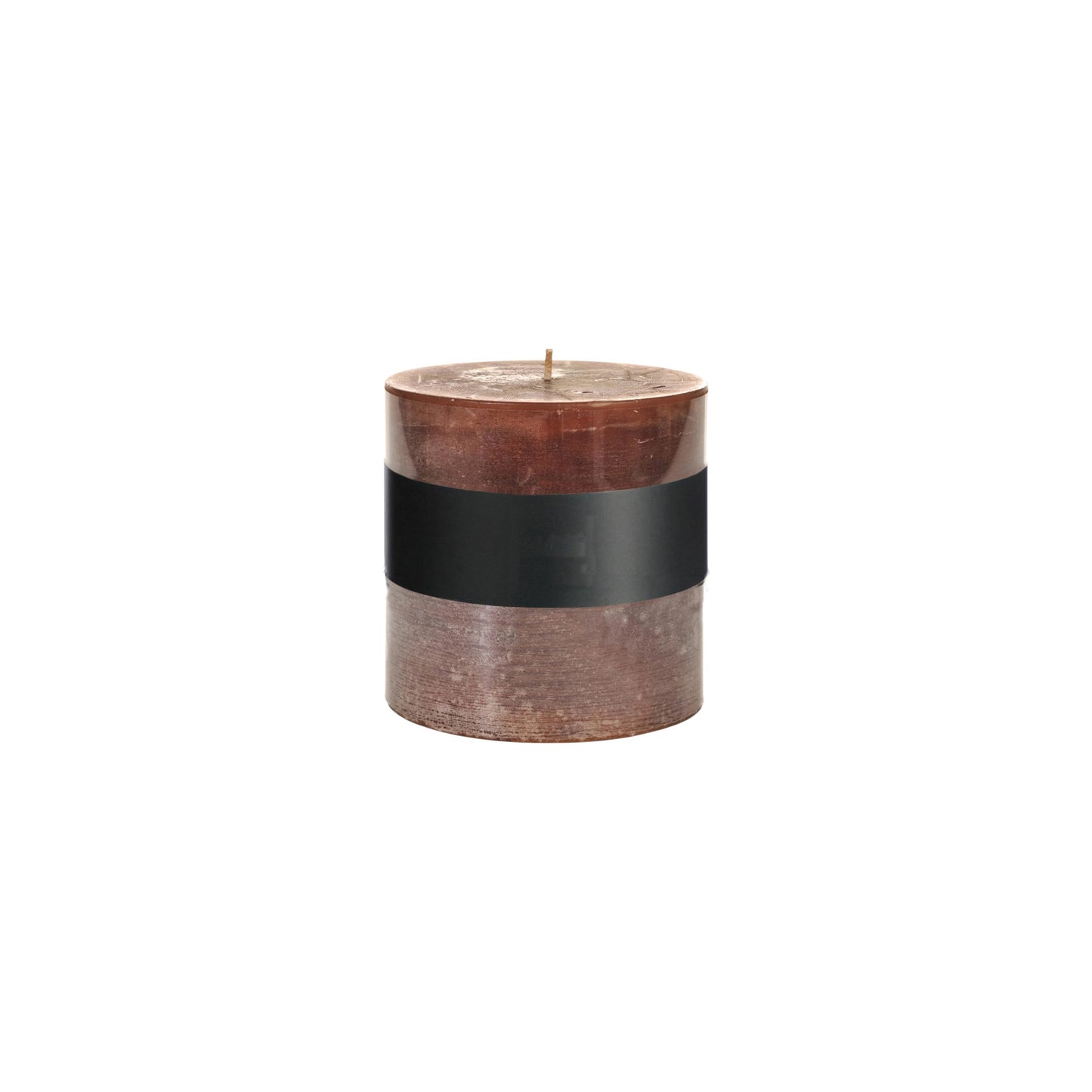CYLINDRICAL CANDLE BROWN