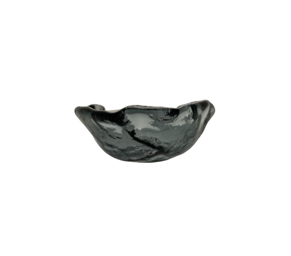 DARK GREY BOWL GLASS