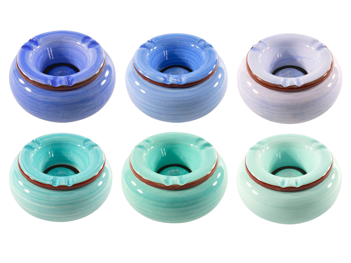 DOLOMITE ASHTRAY BLUE