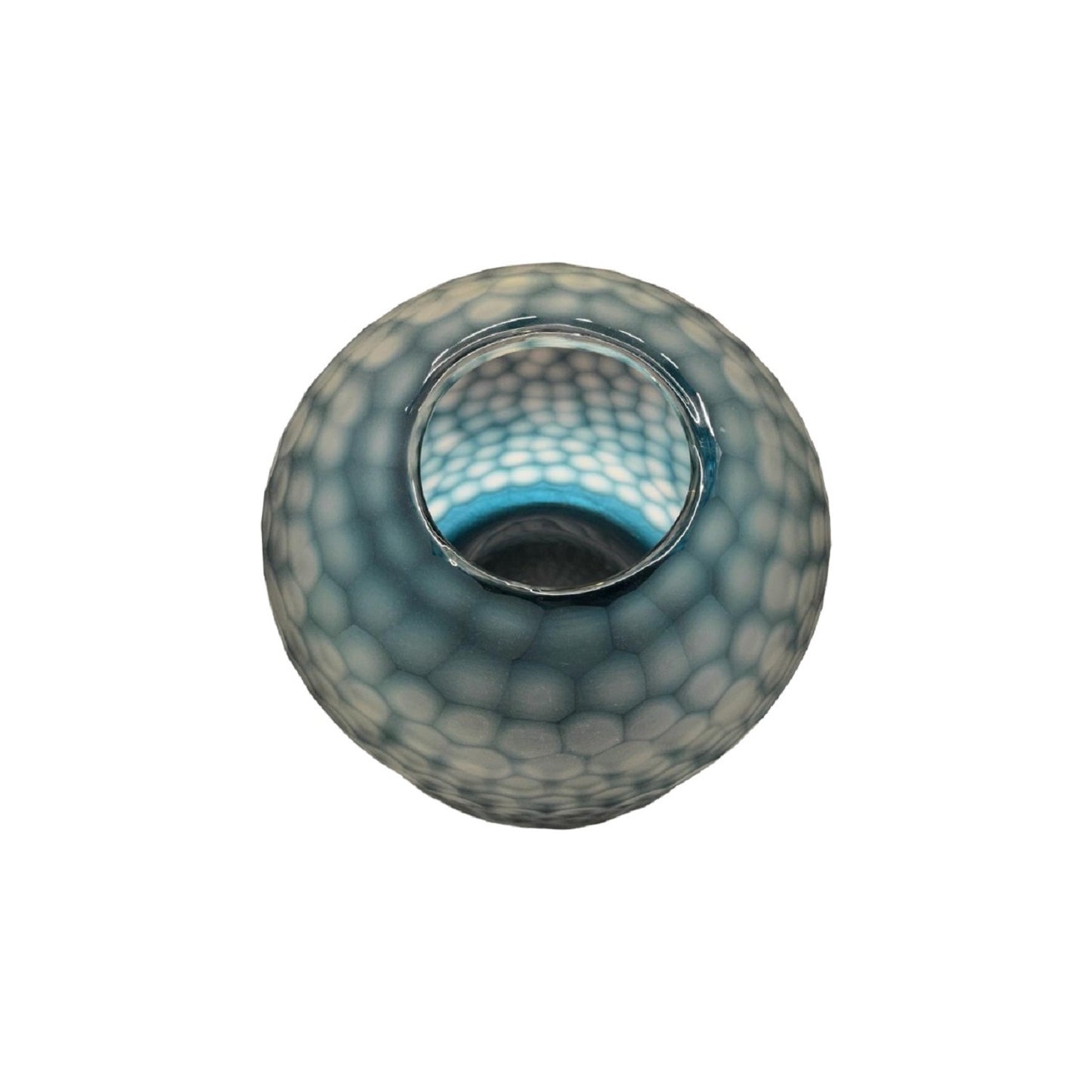 DOTS VASE BLUE