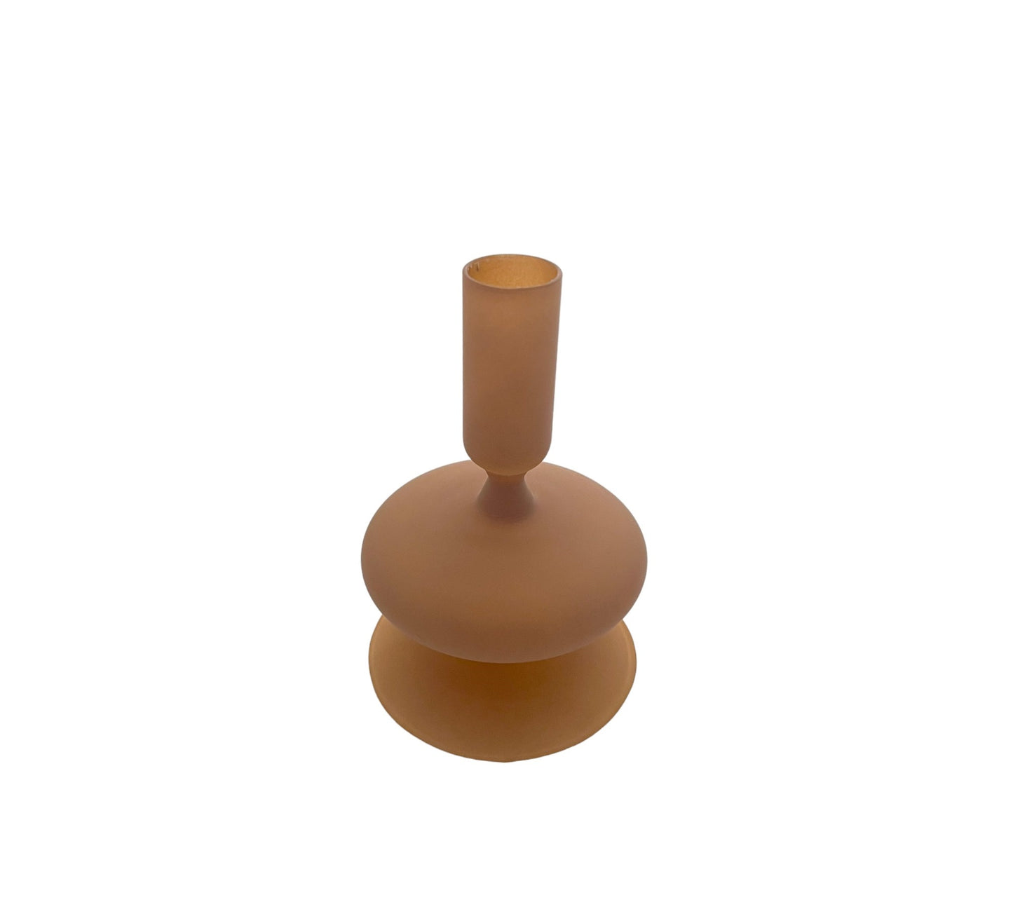 FABIA CANDLE HOLDER BROWN
