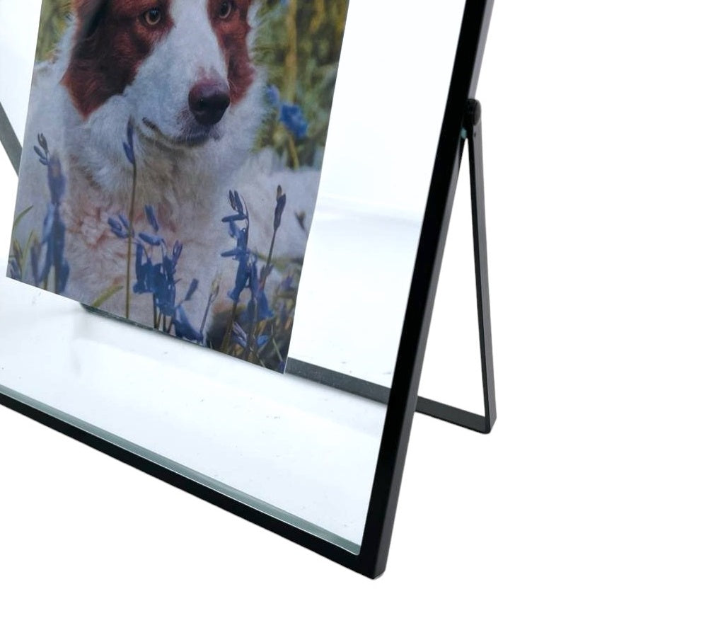FINE METAL BLACK PHOTO FRAME