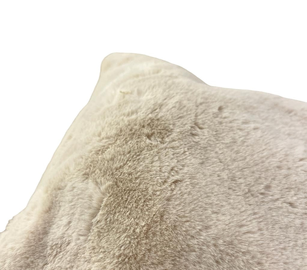FUR BEIGE CUSHION