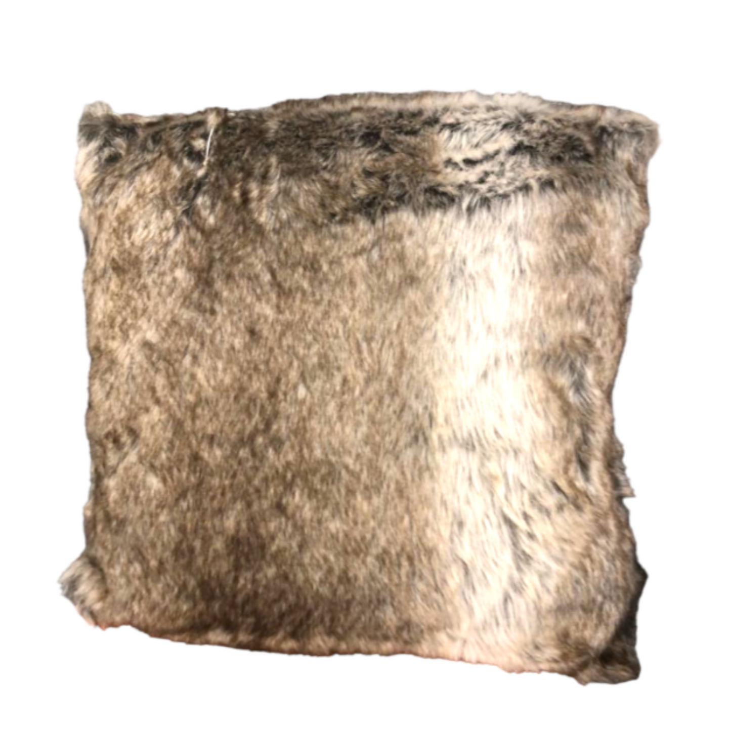 FURRY CUSHION BROWN