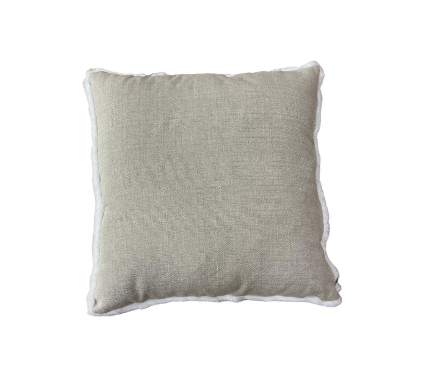 FURRY WHITE CUSHION