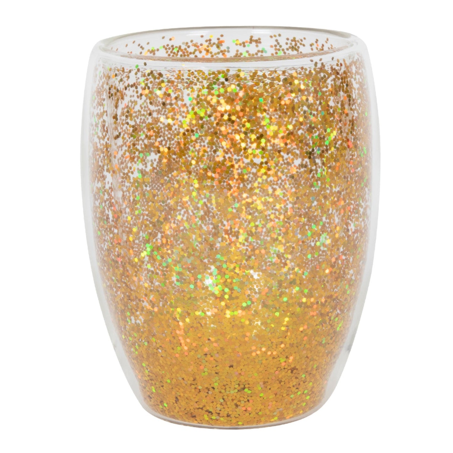 GLASS CONFETTI DOUBLE WALLED GOLD
