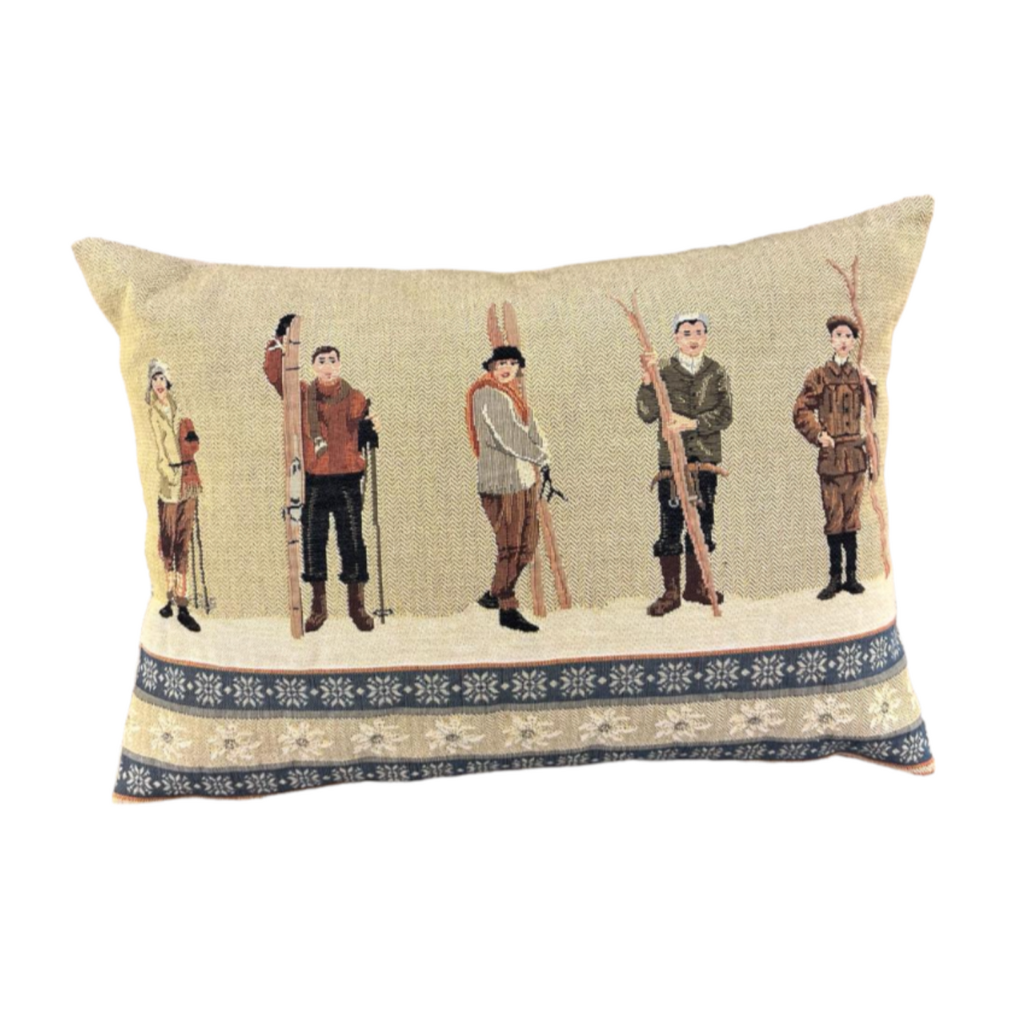 GOBELIN CUSHION ANTIQUE SKI