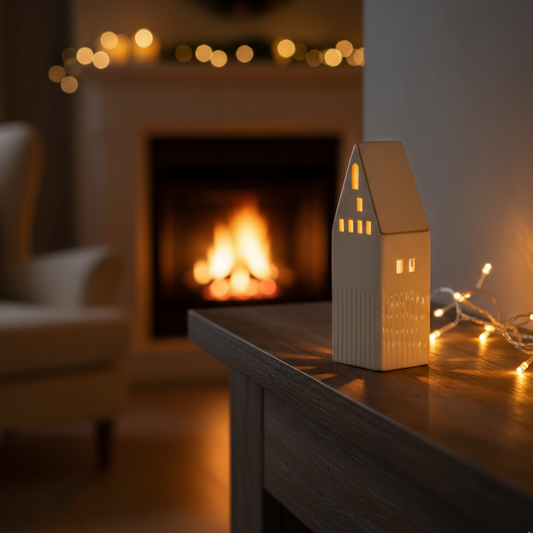 HOUSE WHITE GOLD EDGE LED