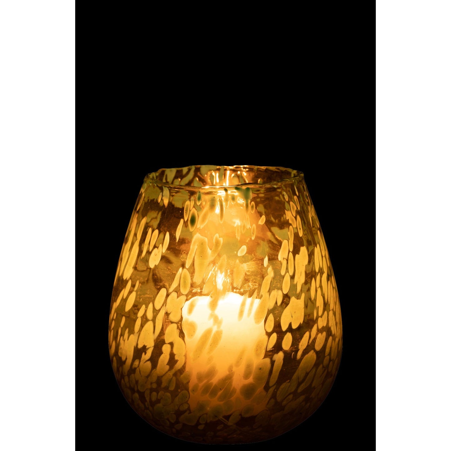 HURRICANE SPOTS GLASS BLUE