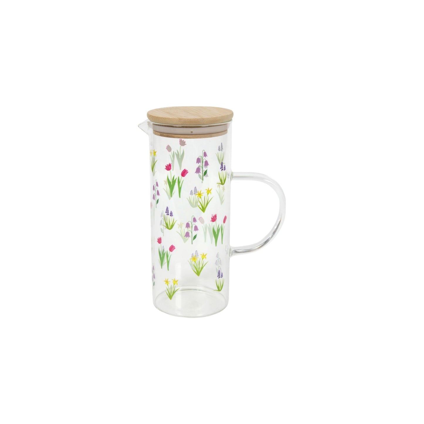 JUG BAMBOO 1 L FLORAL PRINT