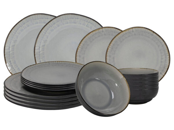 S18 KOS DINNER SET GREY