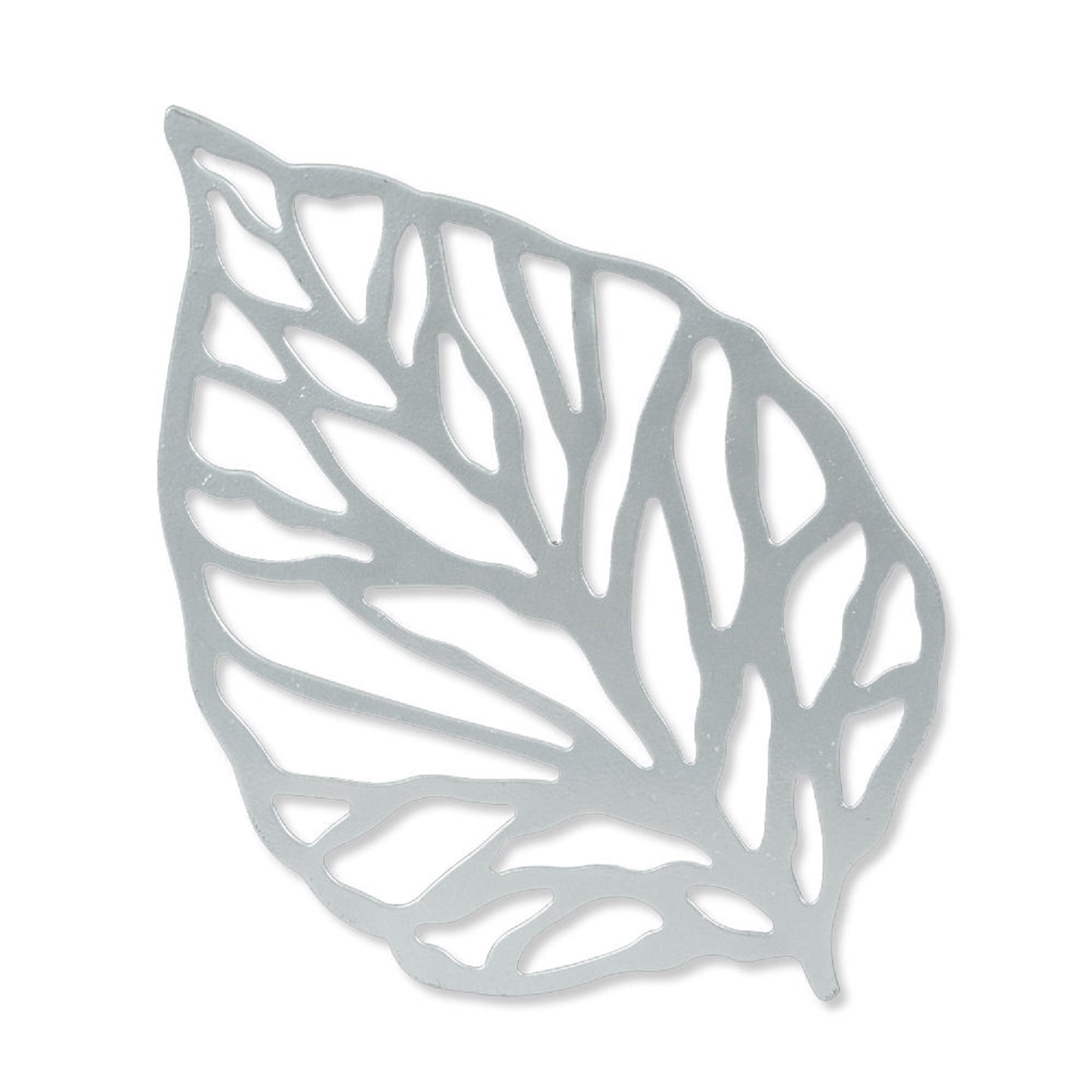 LEAF COASTER SILVER