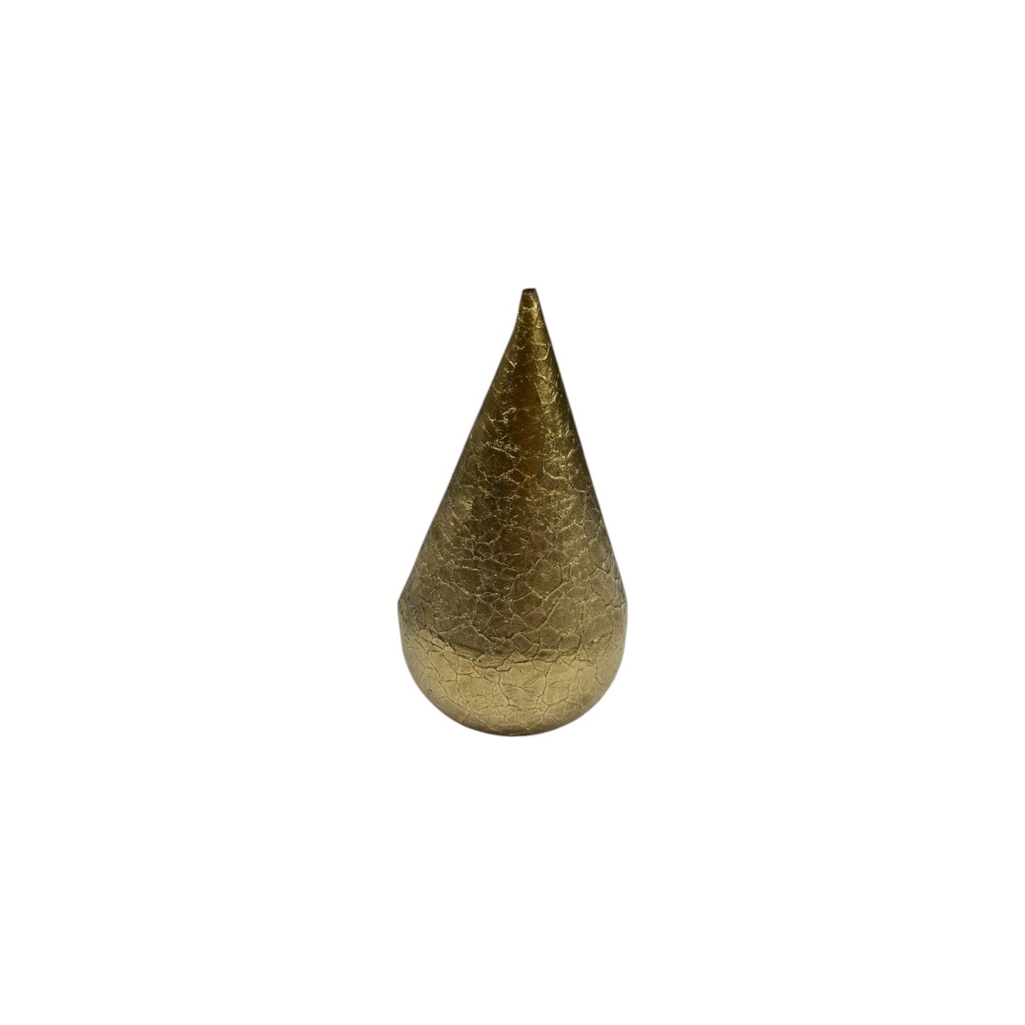 METAL CANDLE HOLDER DROP SHAPED