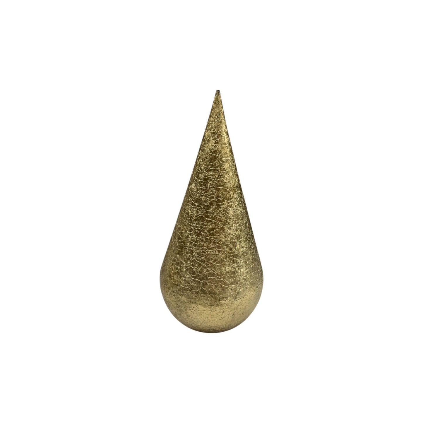 METAL CANDLE HOLDER DROP SHAPED