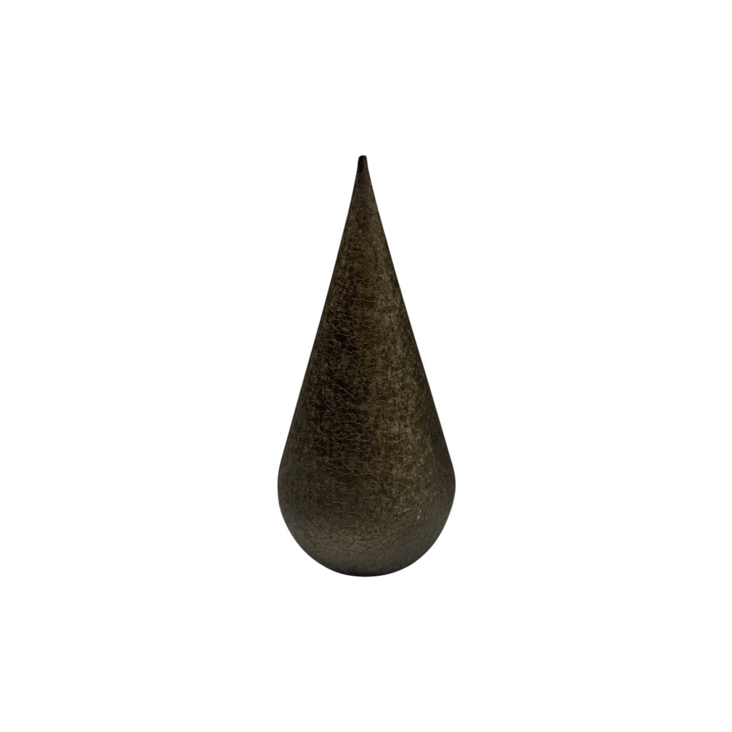 METAL CANDLE HOLDER DROP SHAPED