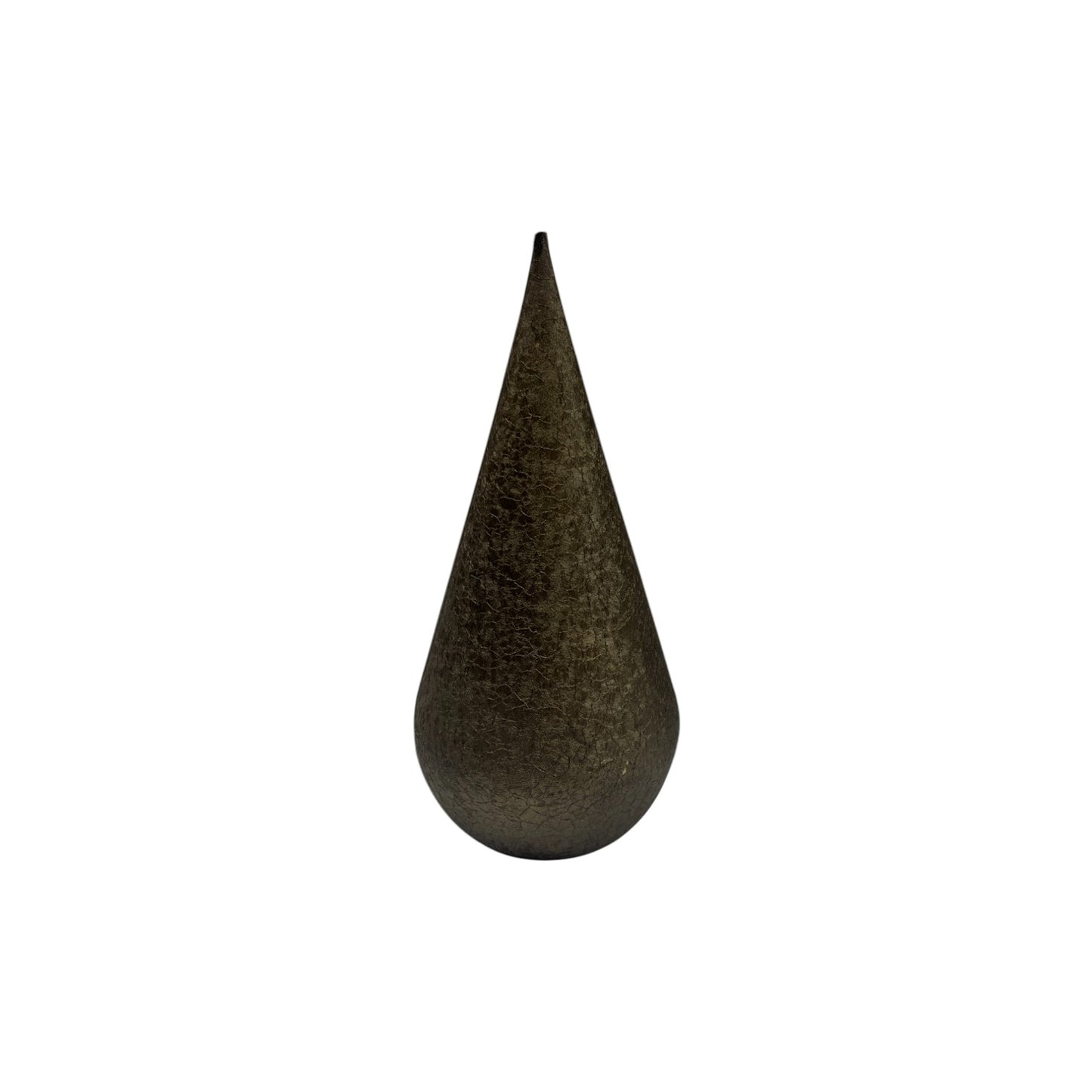 METAL CANDLE HOLDER DROP SHAPED