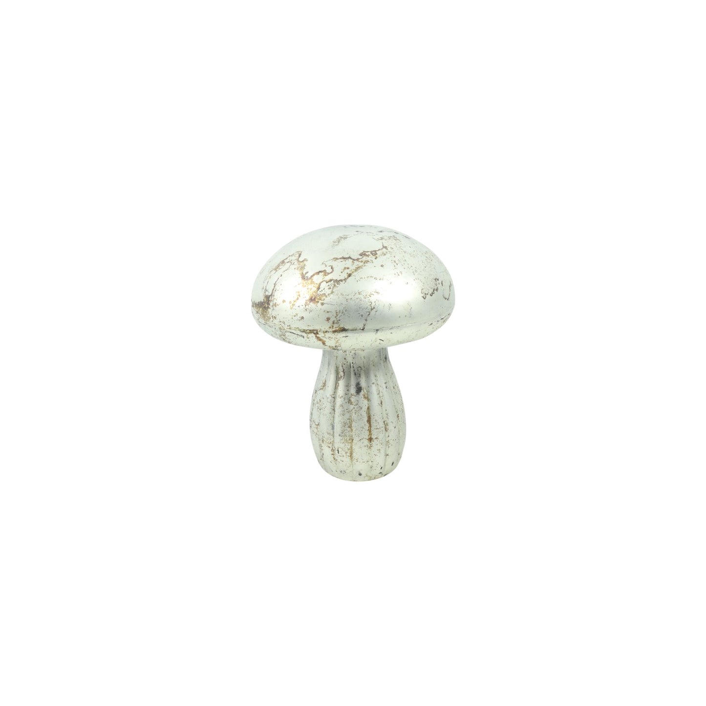 MUSHROOM RICARDO SMALL ANTIQUE SILVER