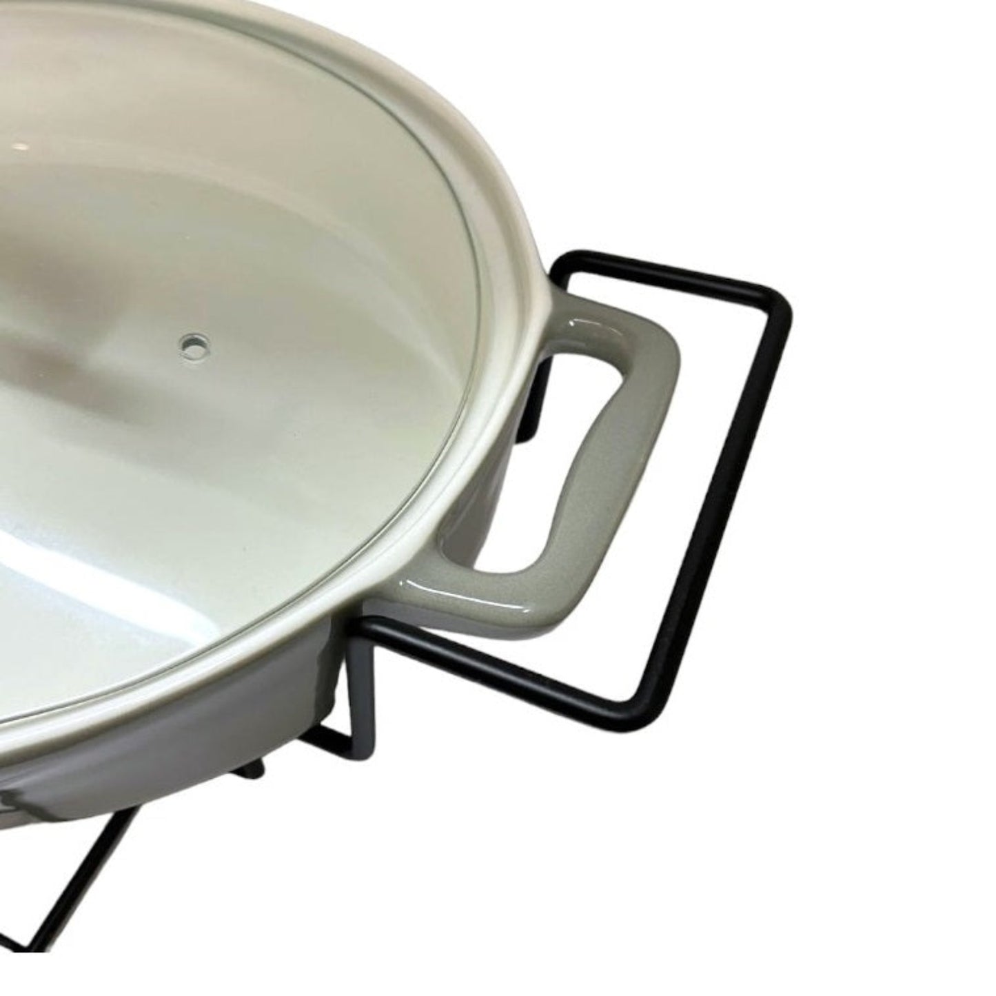 OVAL CASSEROLE WARM GREY