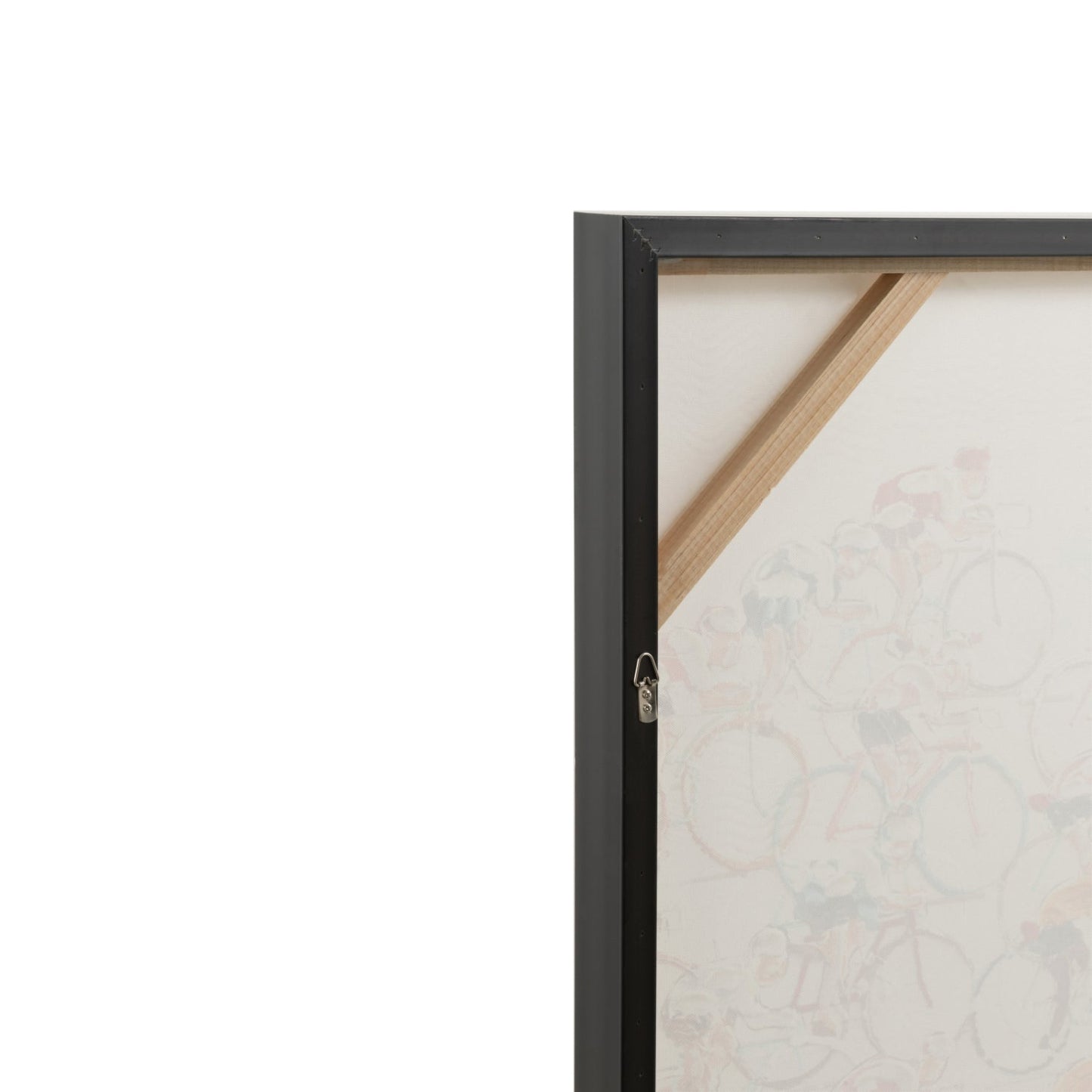 PAINTING CYCLIST CANVAS