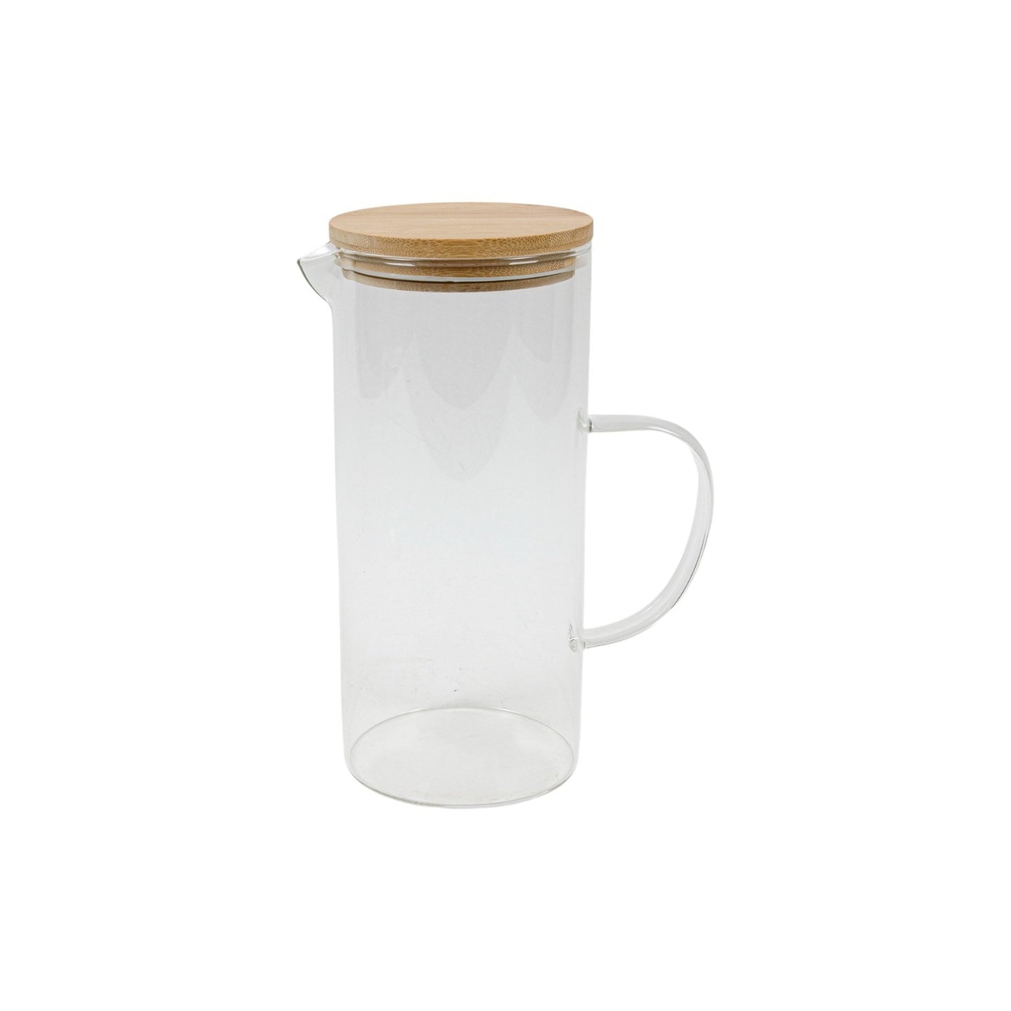 PITCHER GLASS 1L BAMBOO LID