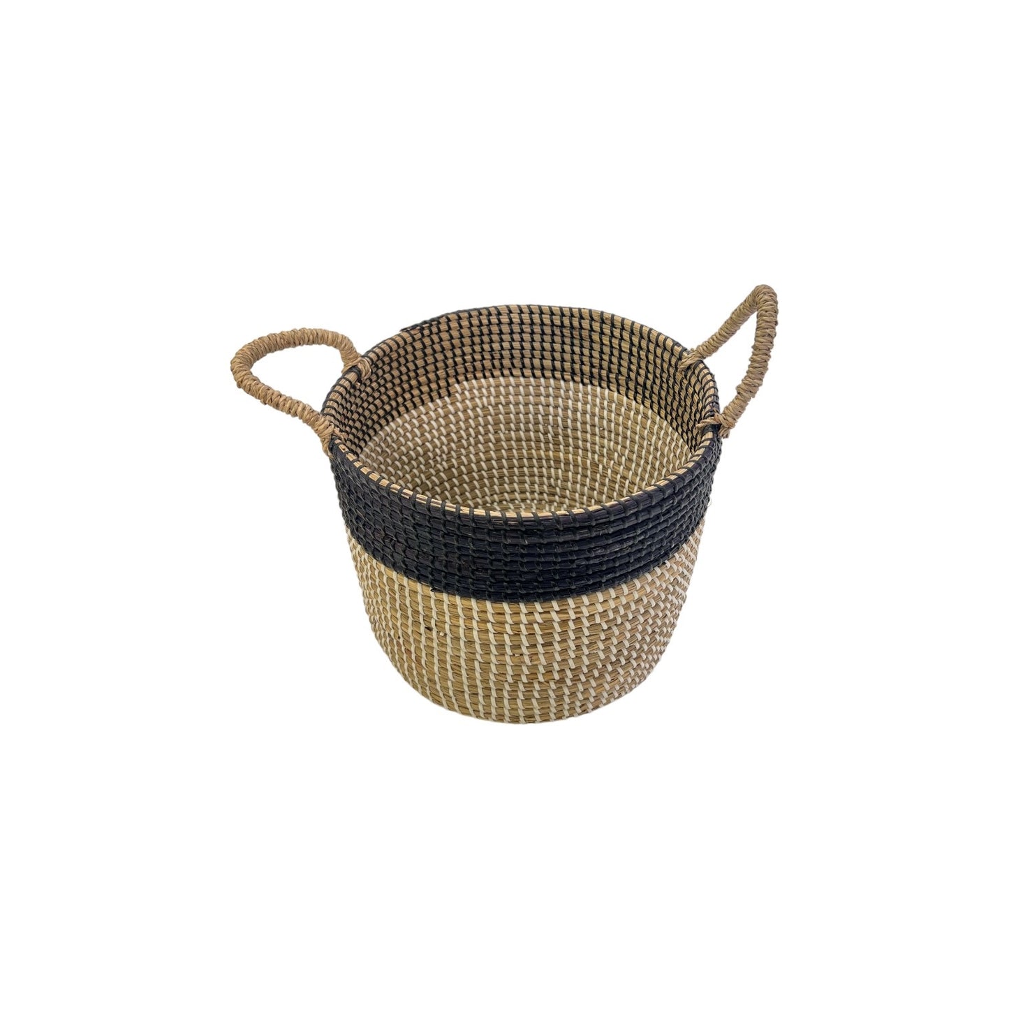 ROUND BASKET BLACK TOP