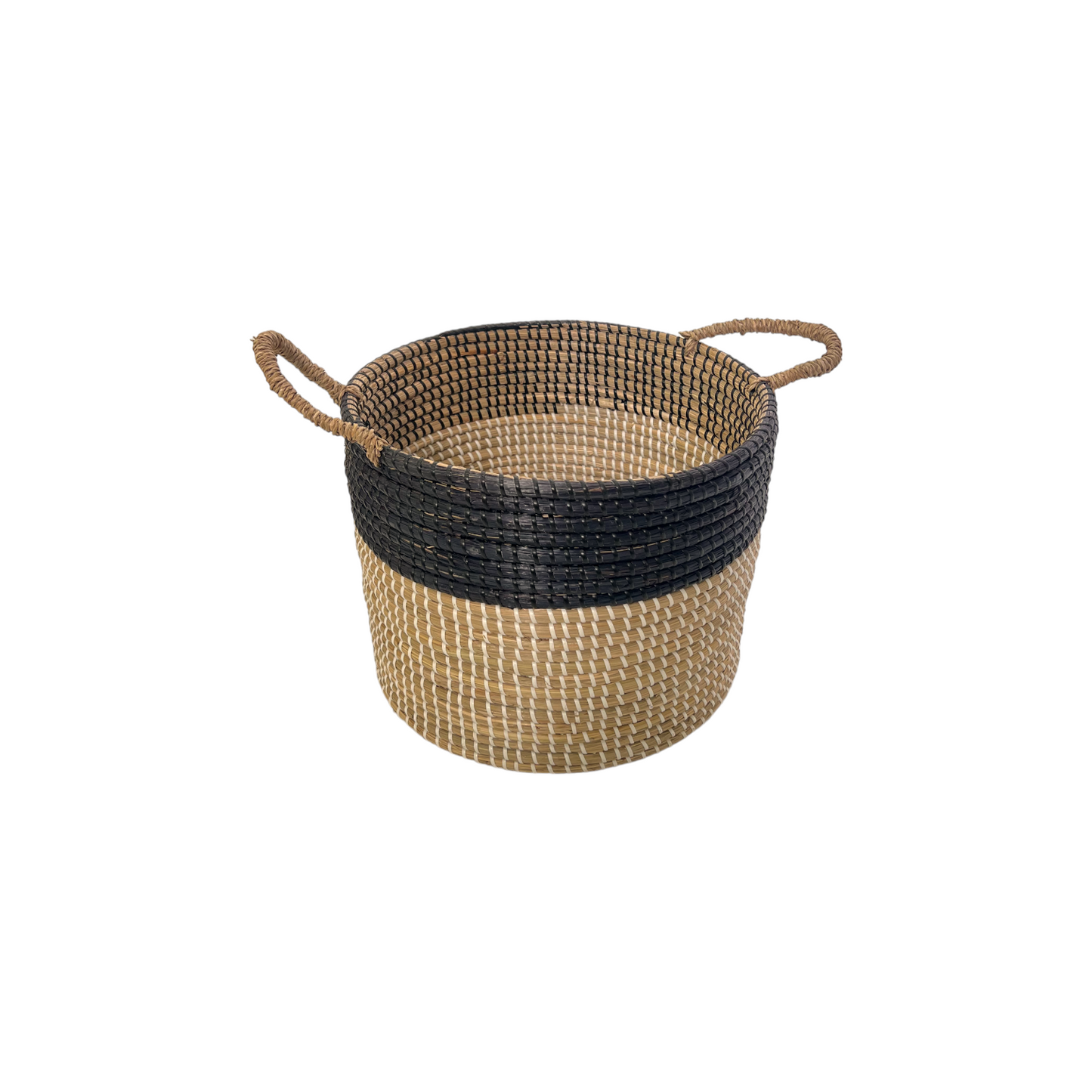 ROUND BASKET BLACK TOP