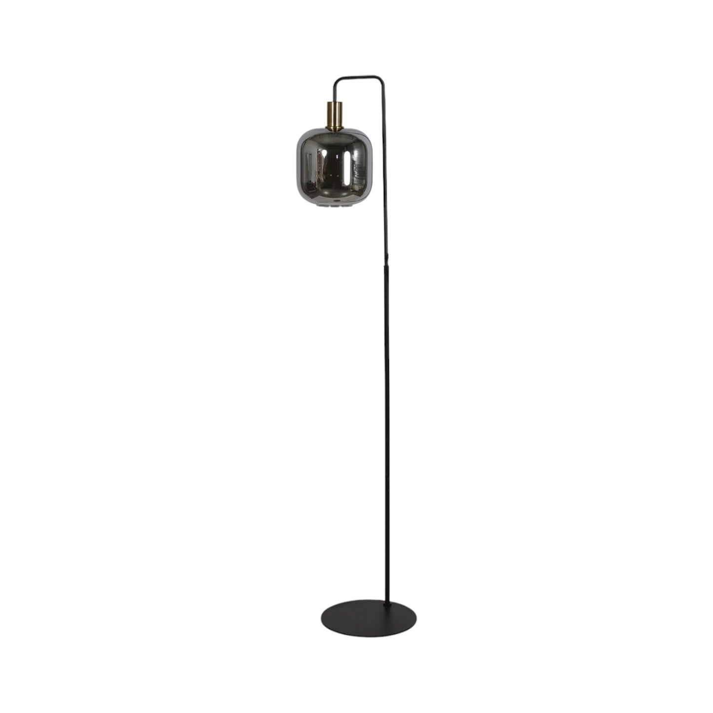 ROUND FLOOR LAMP GALAXY BLACK WITH GOLD