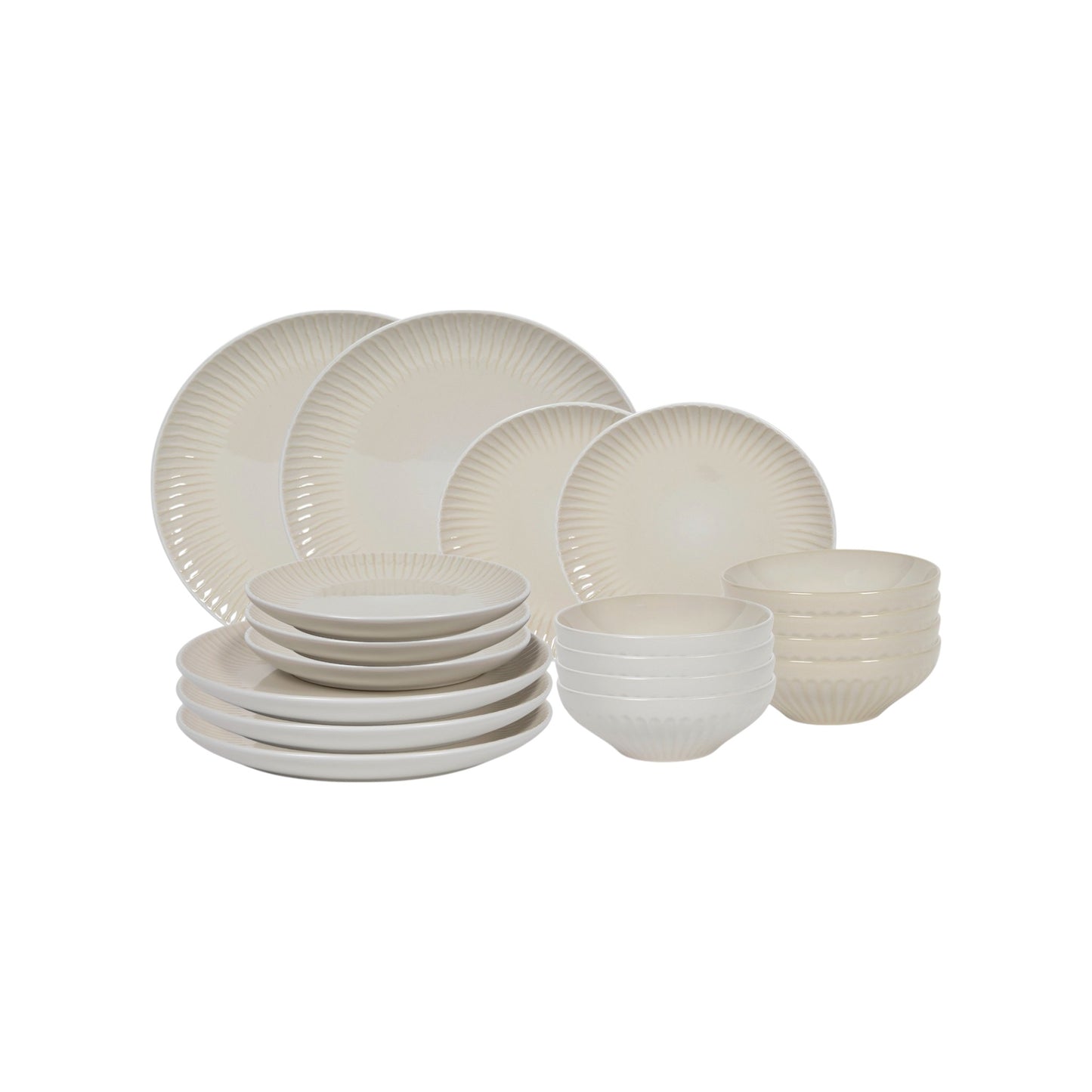 S18 DINNER SET SHINY SAND