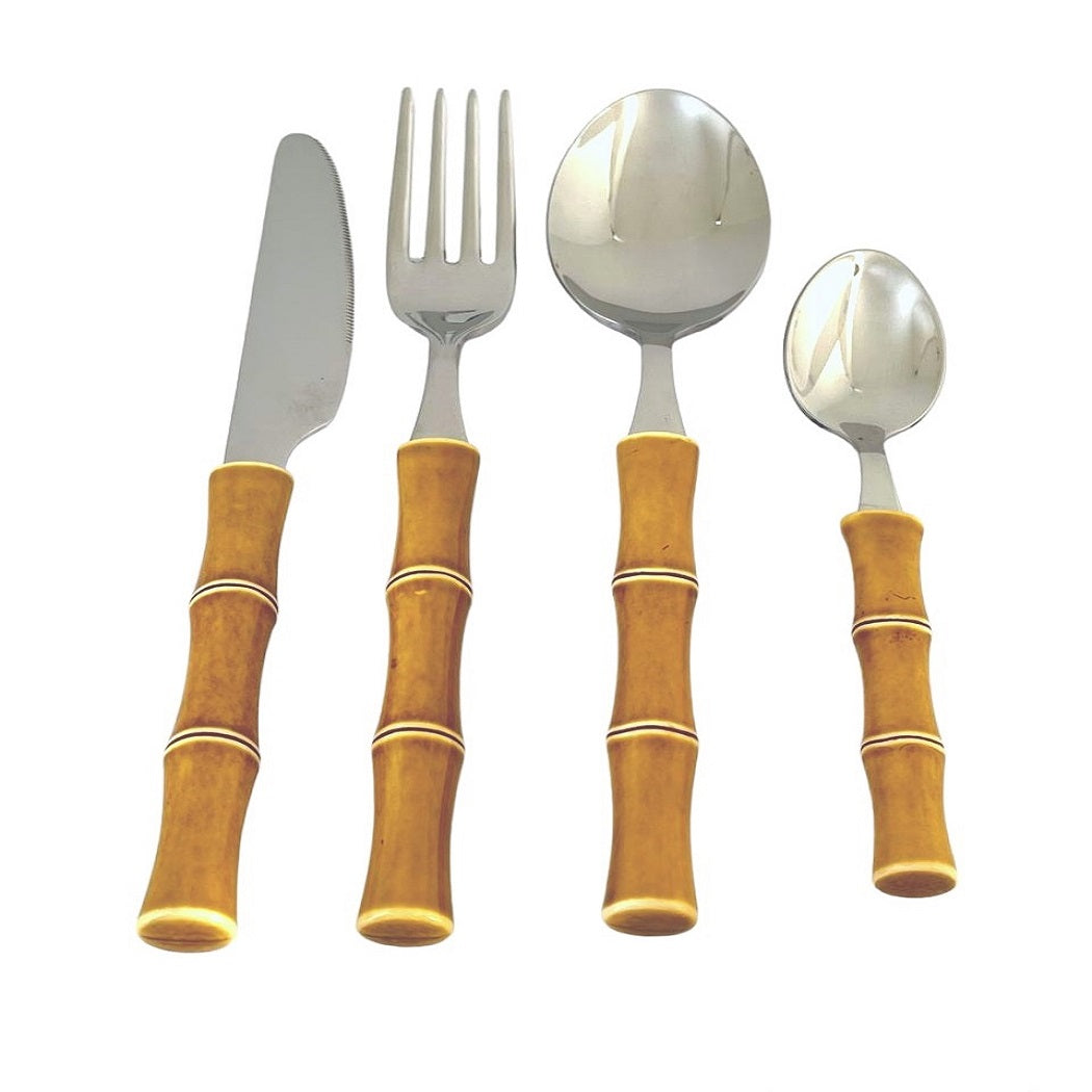 S24 BAMBOO BEIGE CUTLERY