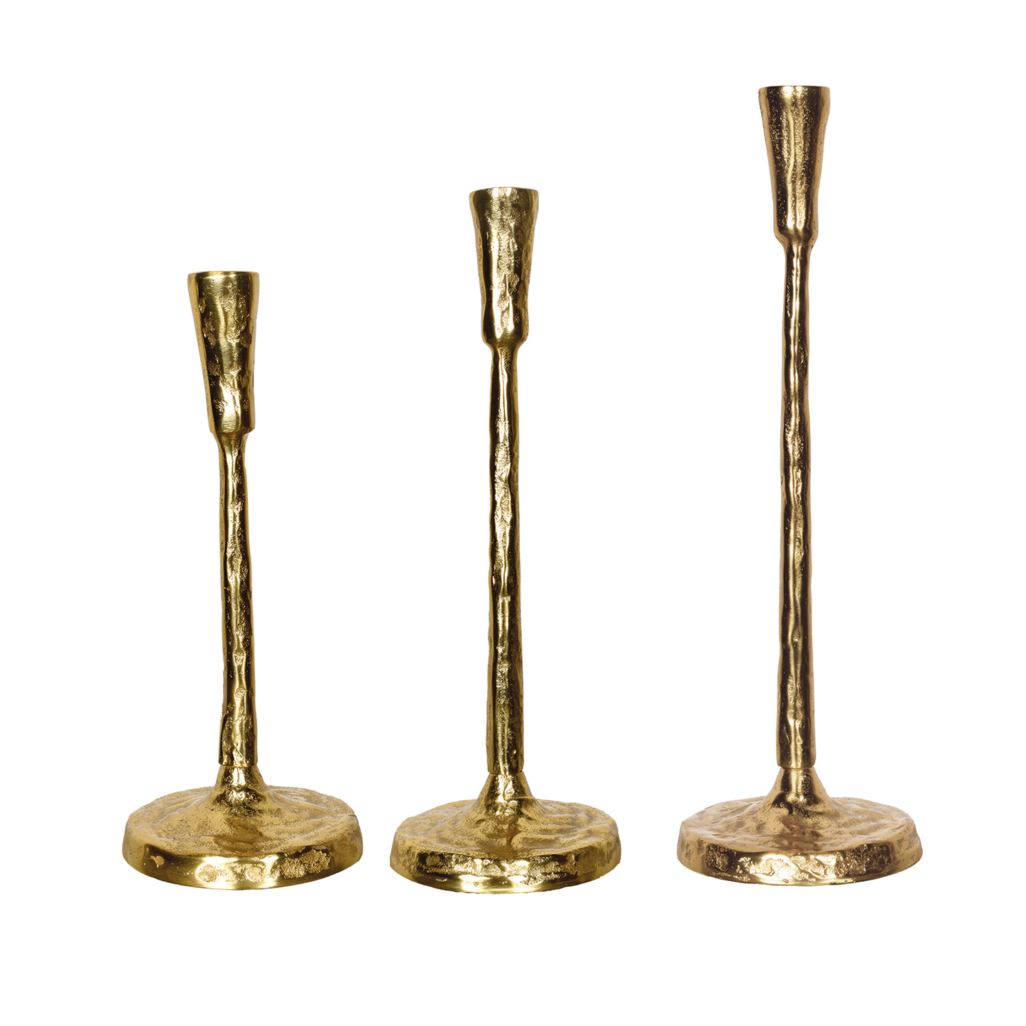 S3 CANDLE HOLDER ALICE GOLD