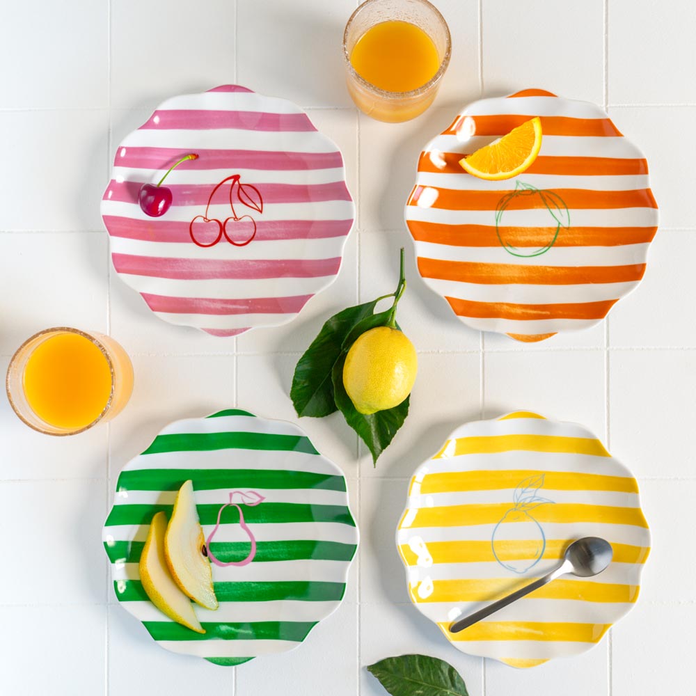 S4 DESSERT PLATE TUTTI FRUTTI