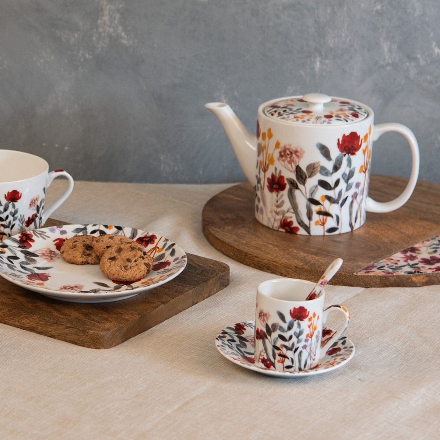 S4 FLOR COFFEE CUP WITH SAUCER 10 CL
