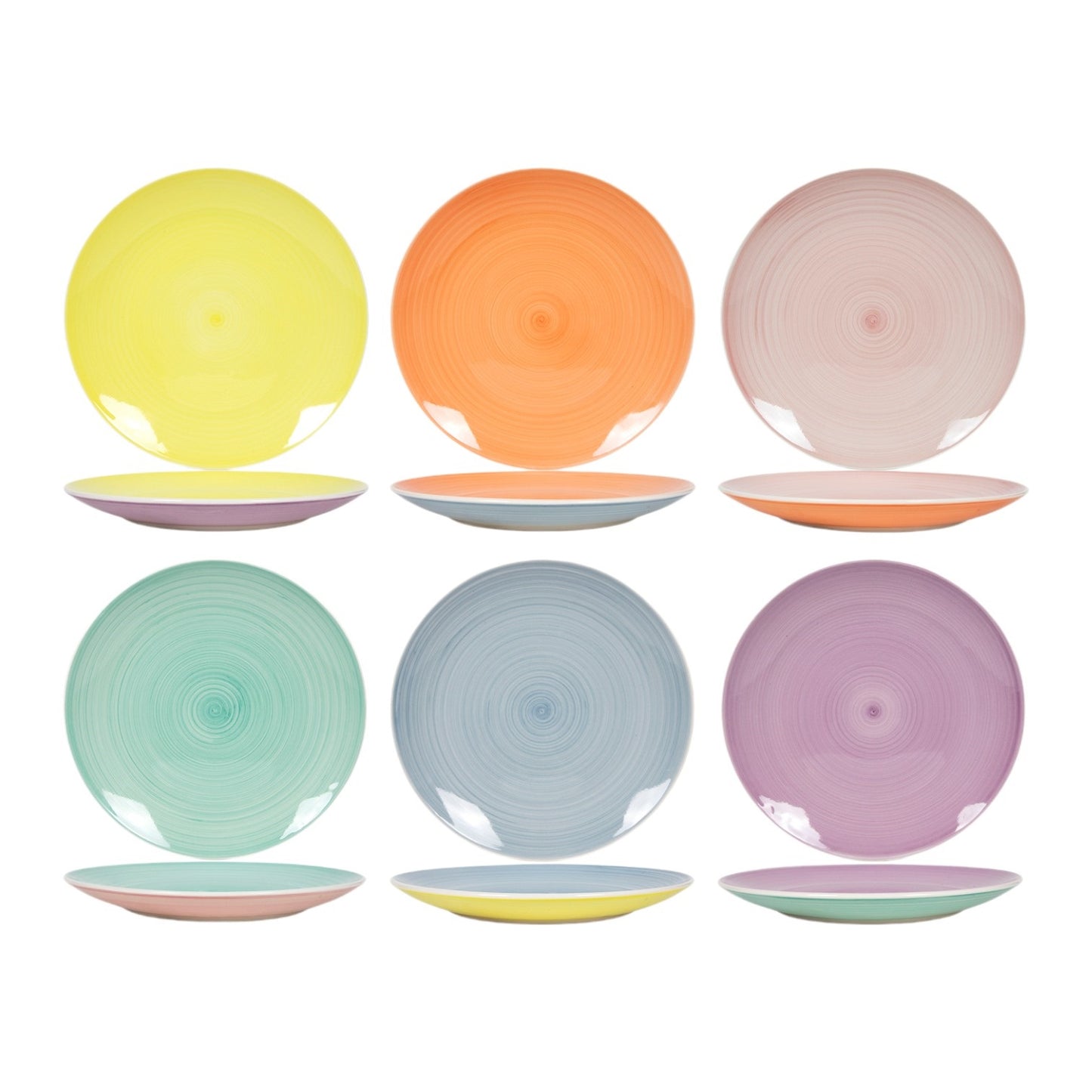 S6 DINNER PLATE PASTEL