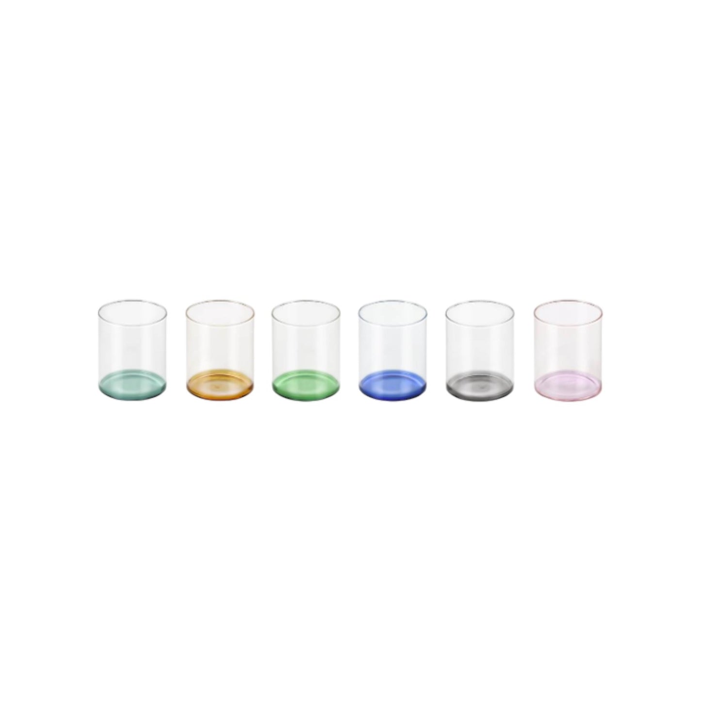 S6 TUMBLERS ASSORTED 35 CL
