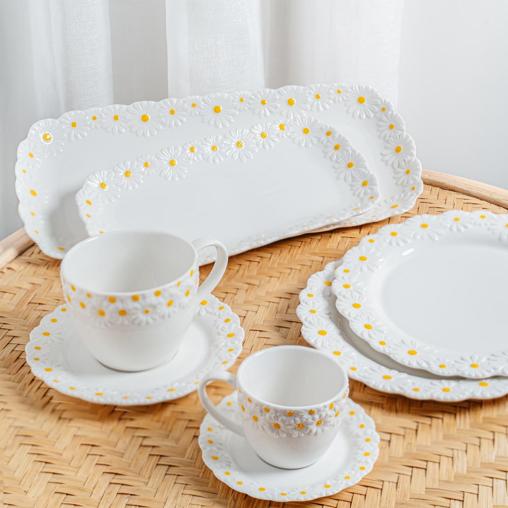 S6 TEA CUP DAISY 30 CL