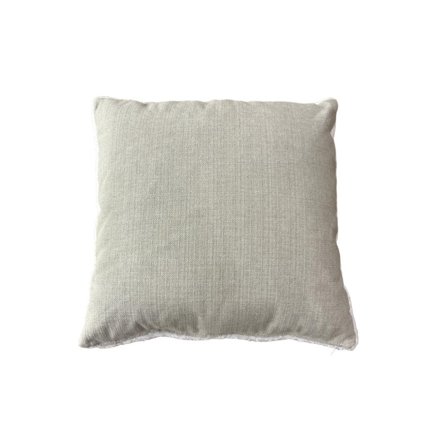 SHAVED FURRY WHITE CUSHION