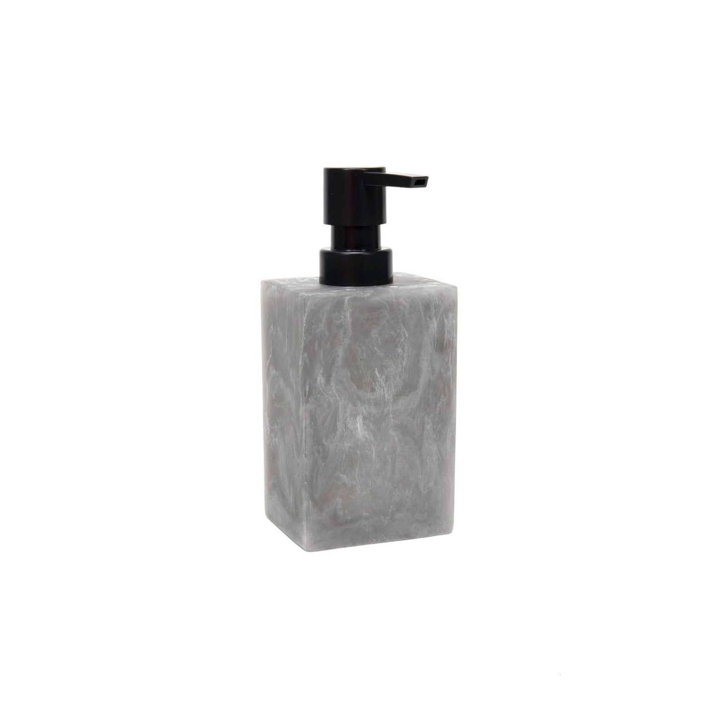 SOAP PUMP FROSTED MARBLE GREY