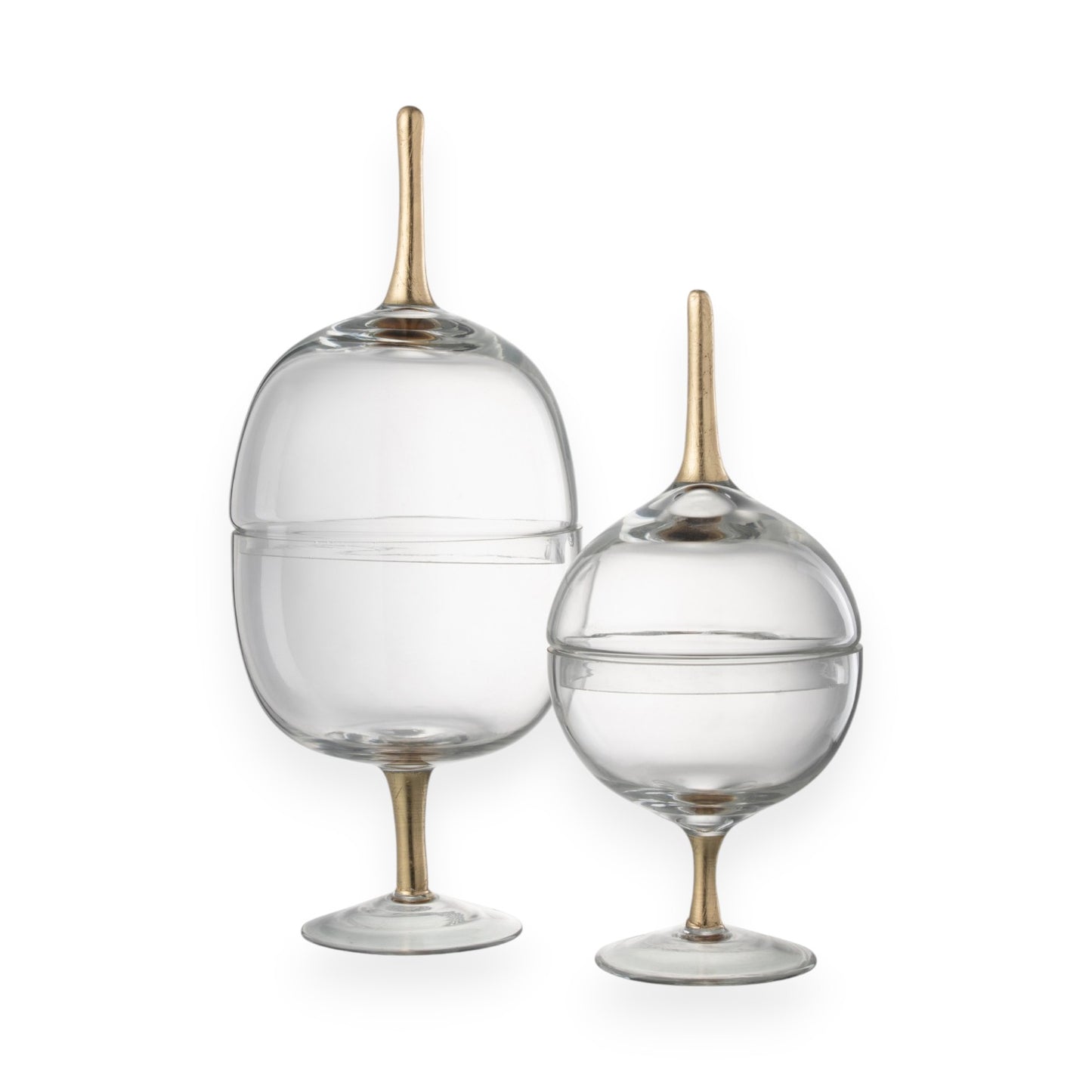 STORAGE JAR ON FOOT GLASS