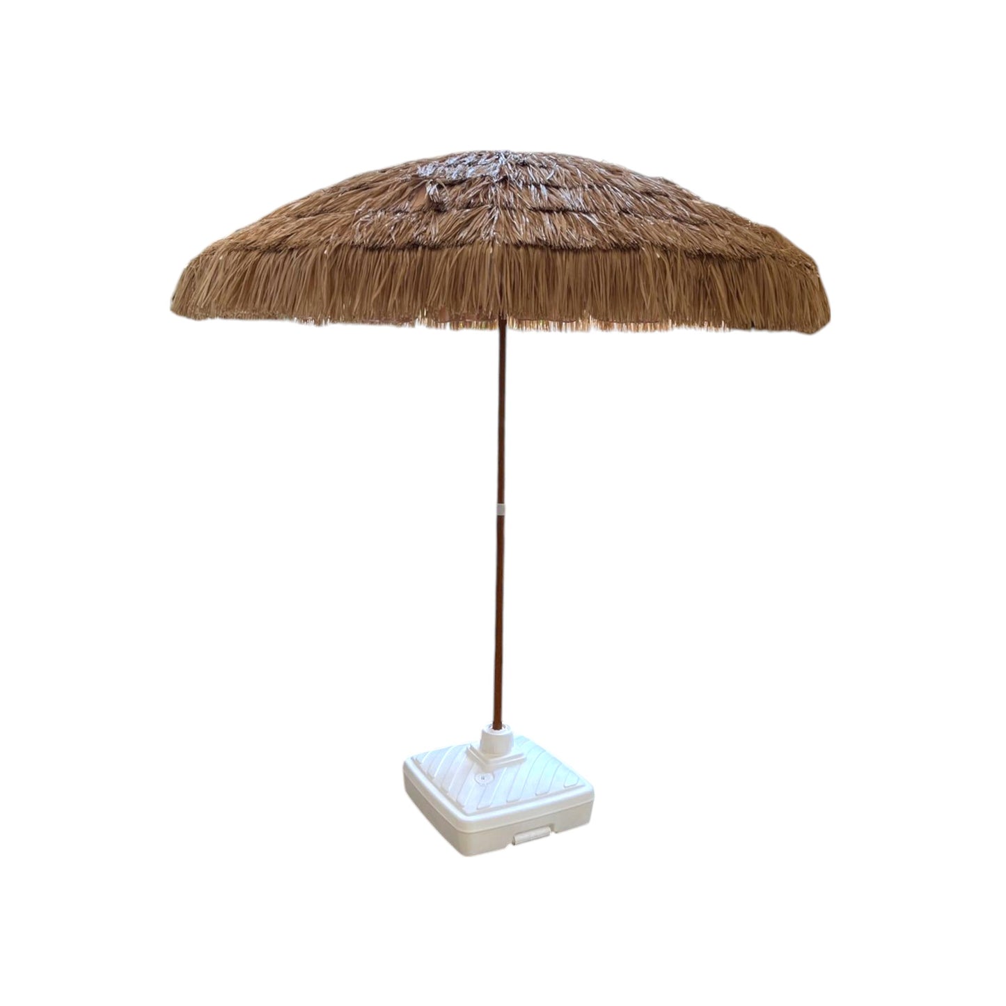 SUN UMBRELLA BEIGE WITH WHITE BASE