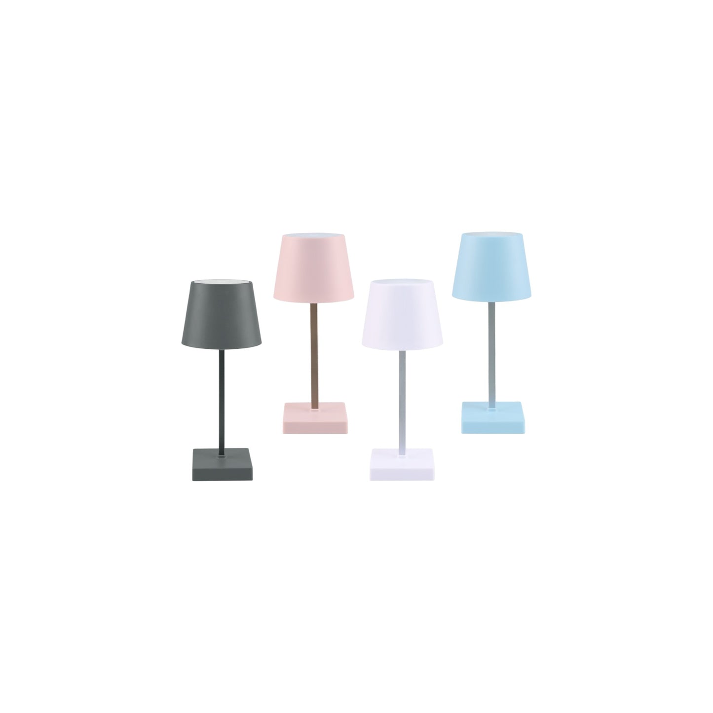 TABLE LAMP BATTERY LED WITH SHADE