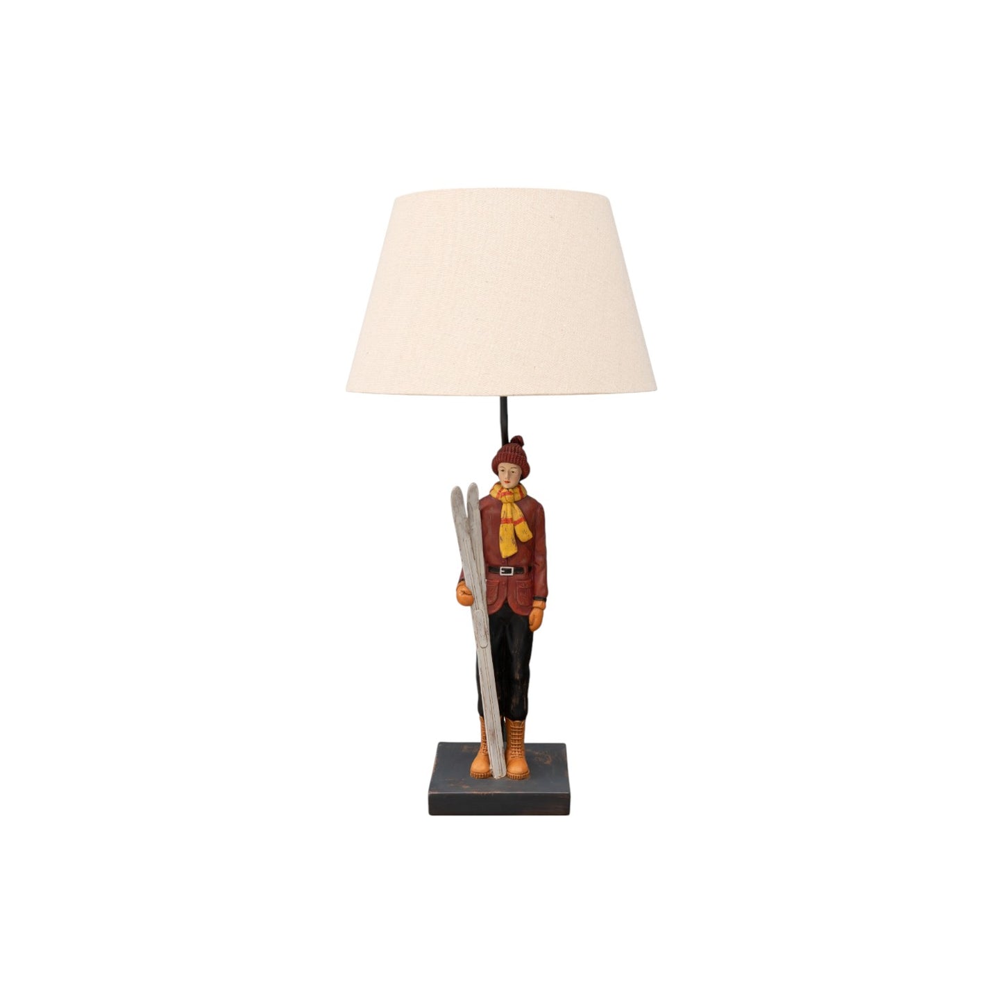 TABLE LAMP VINTAGE SKIER